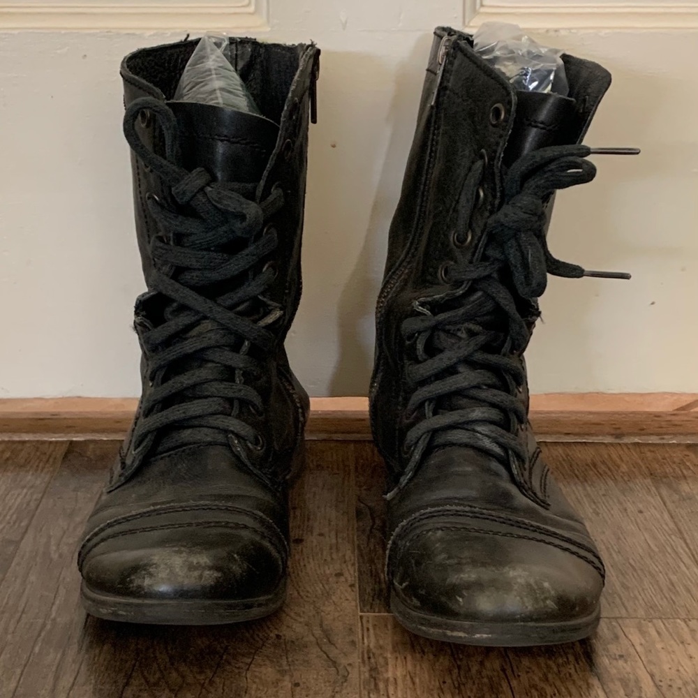Steve Madden Combat Boots - Picture 3 of 5